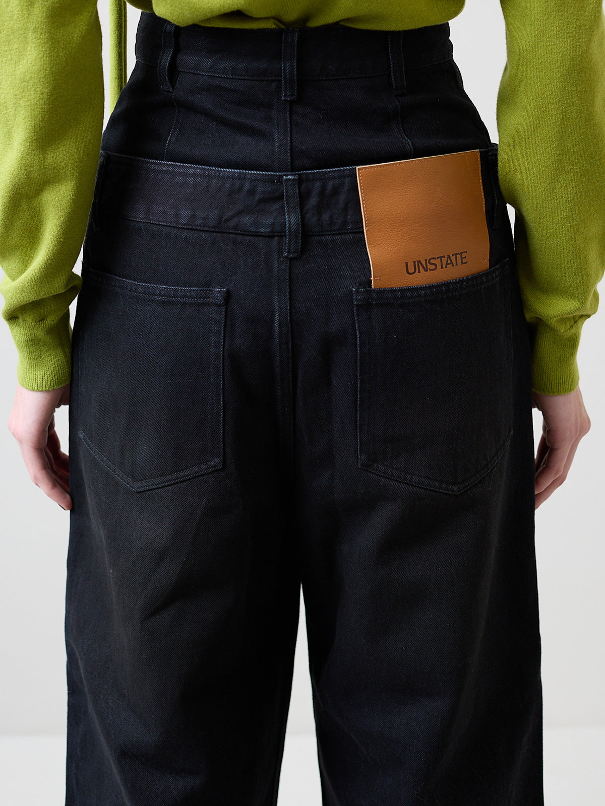 DOUBLE WAIST WIDE PANTS