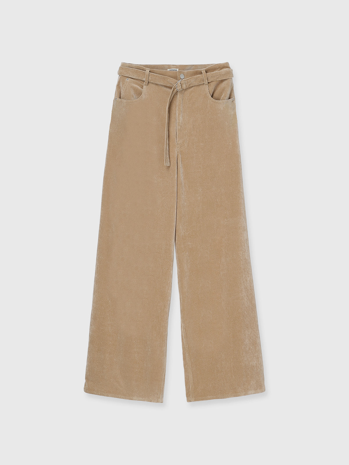CORDUROY BELT TROUSER
