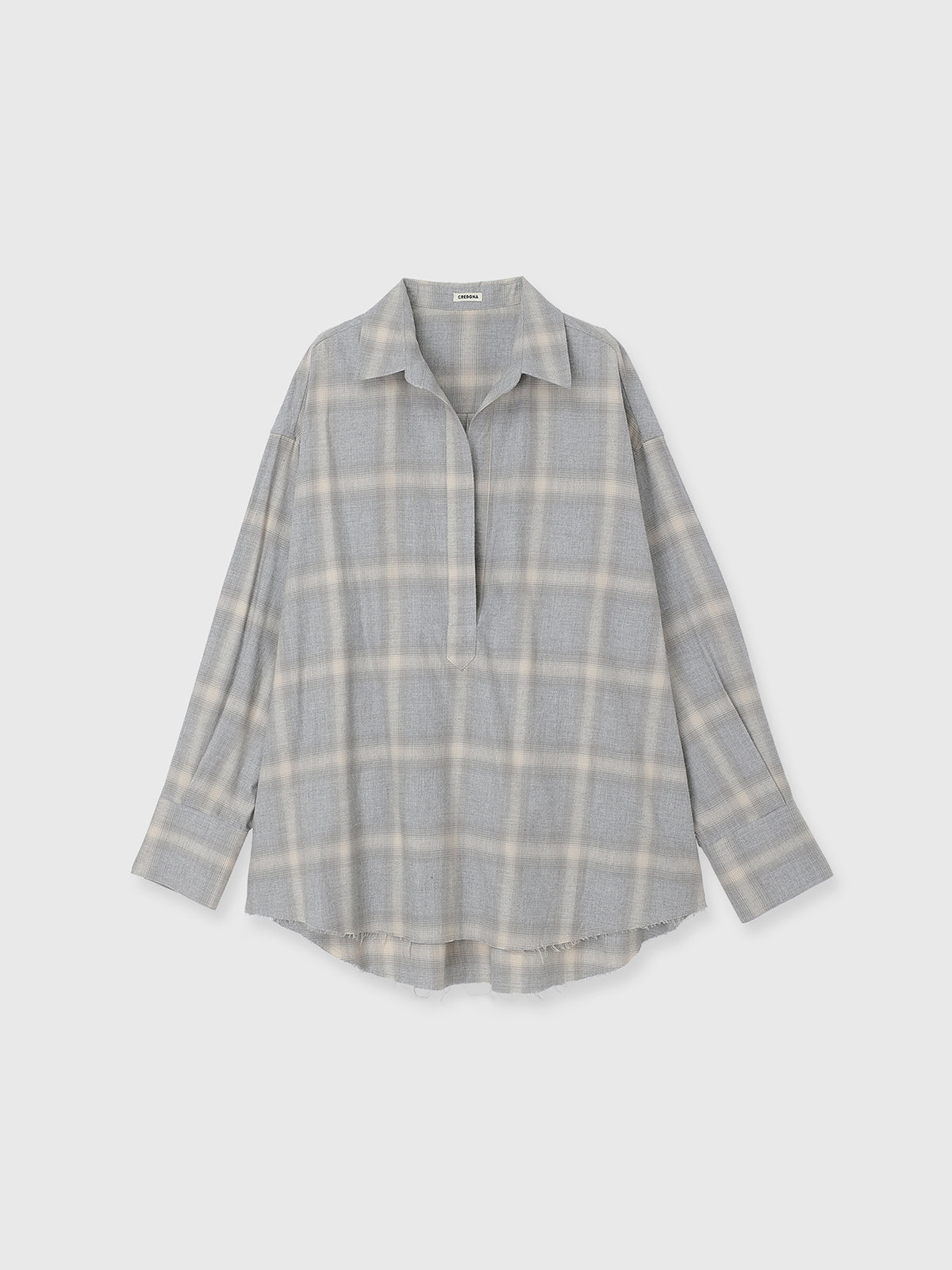 BRUSHED CHECK SKIPPER SHIRT
