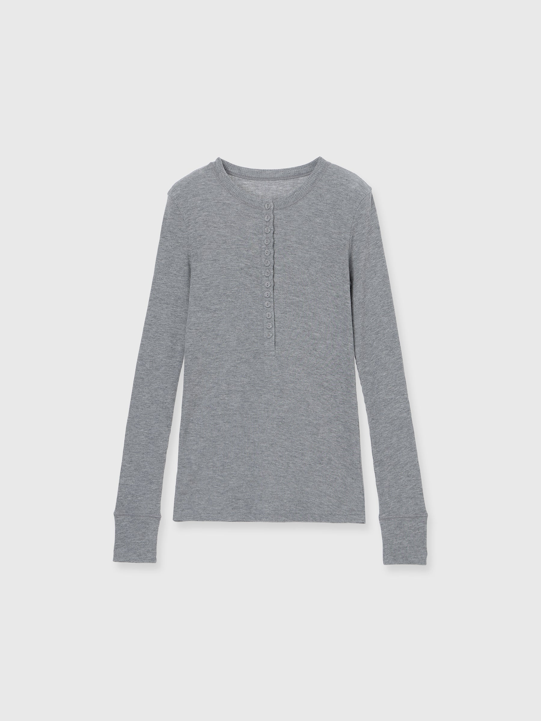 HENLY NECK LONG SLEEVE TEE