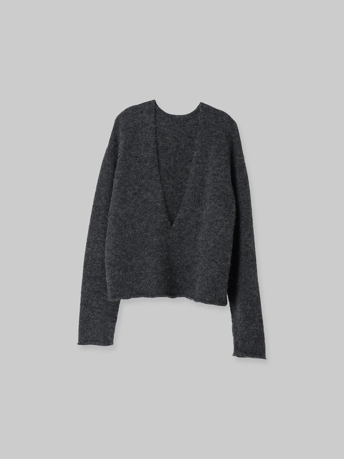 DEEP VN MOHAIR KNIT