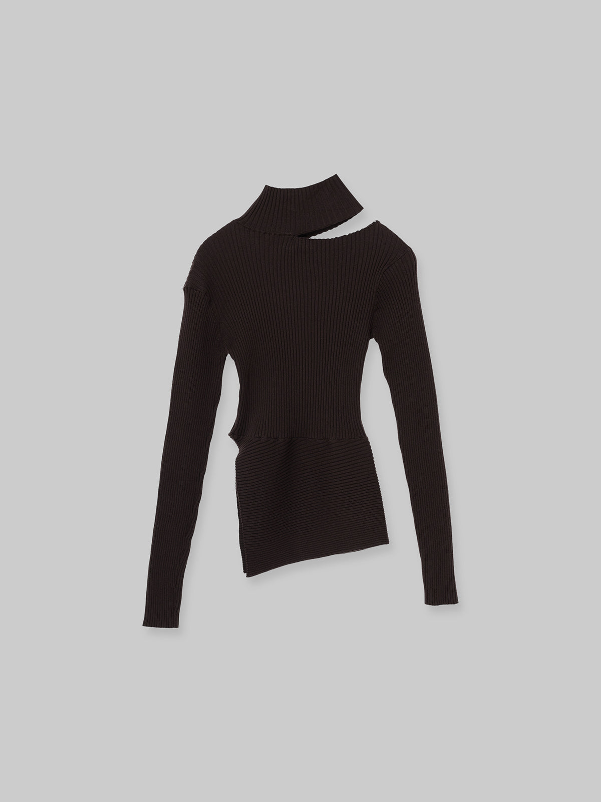 RIB ASYMMETRY KNIT