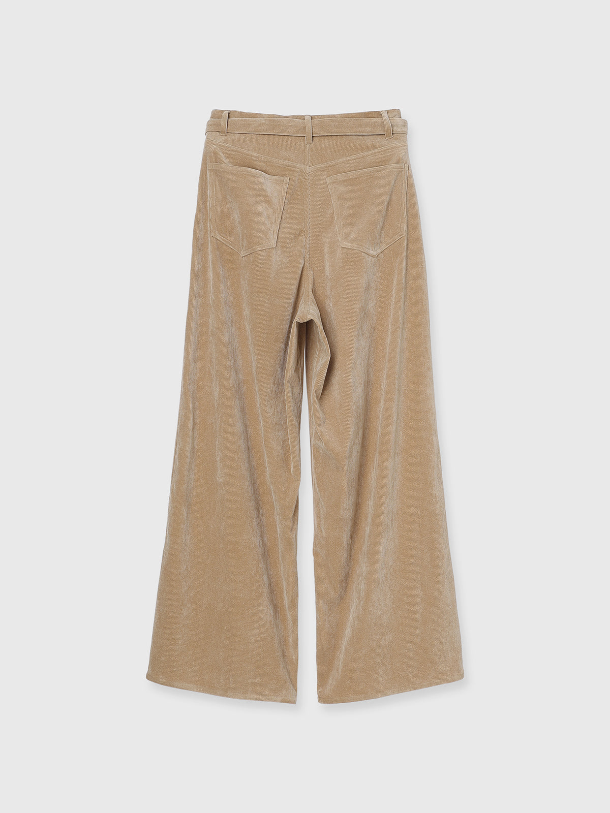 CORDUROY BELT TROUSER