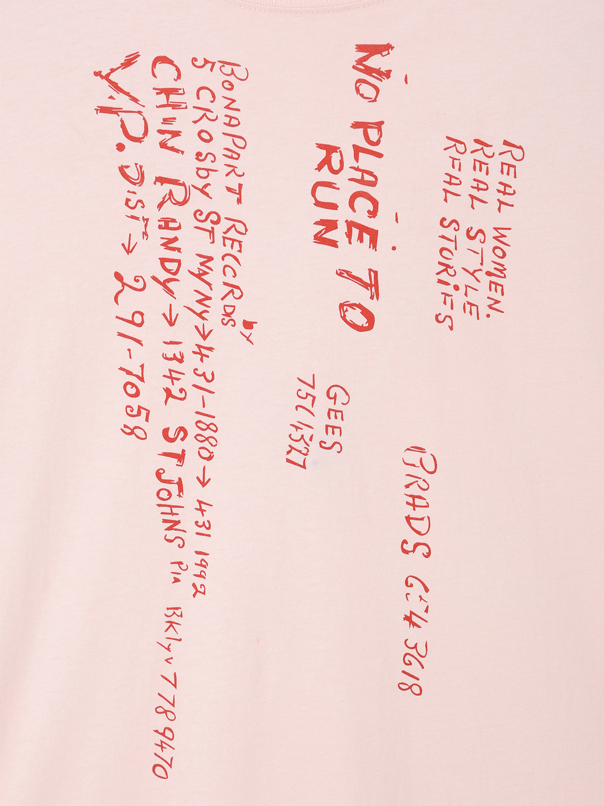 PARMANENT L/S TEE(NO PLACE TO RUN)