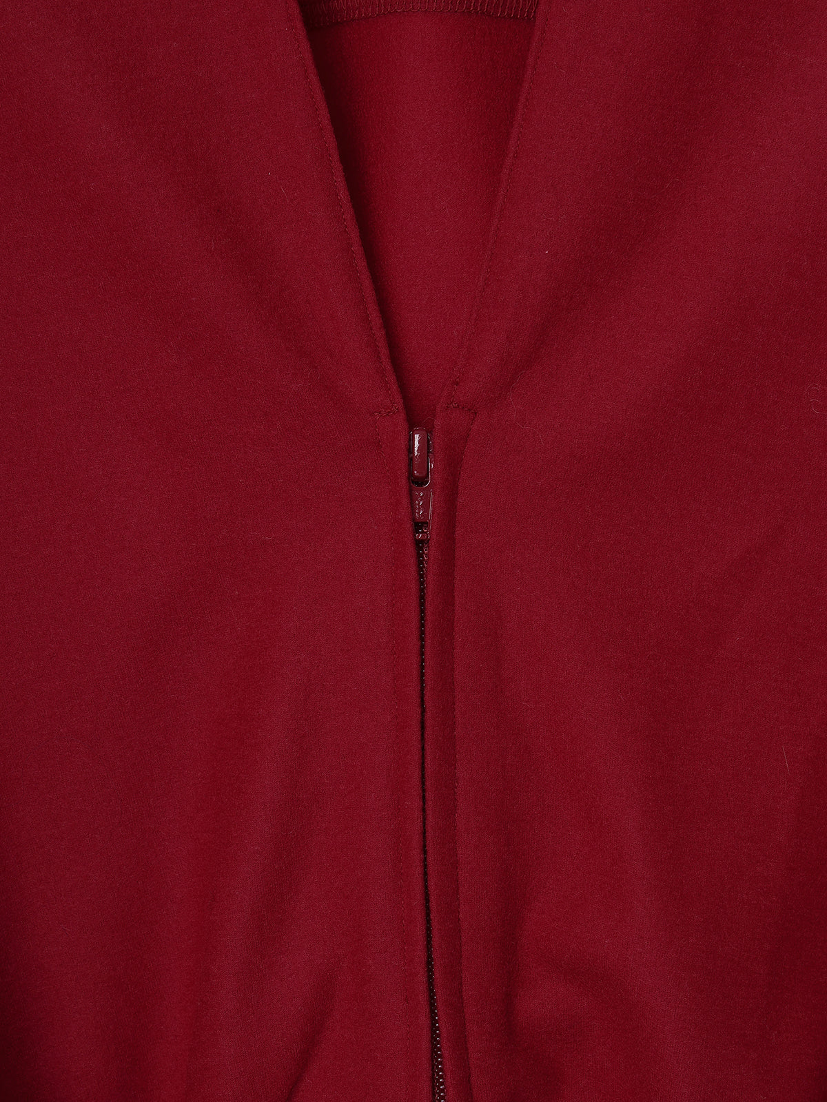 WOOL ZIP PULLOVER