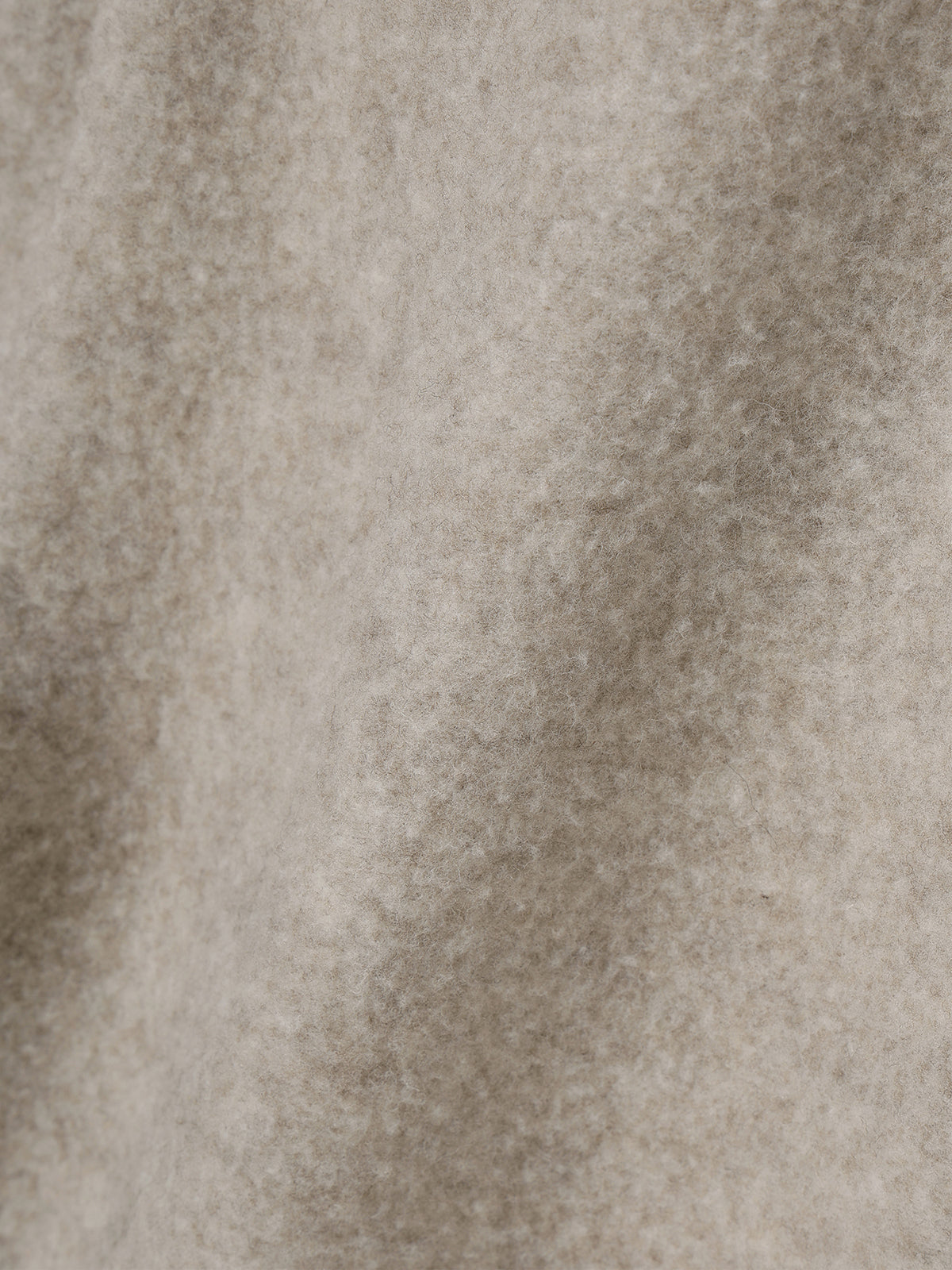 WOOL FLEECE CURVE PANTS