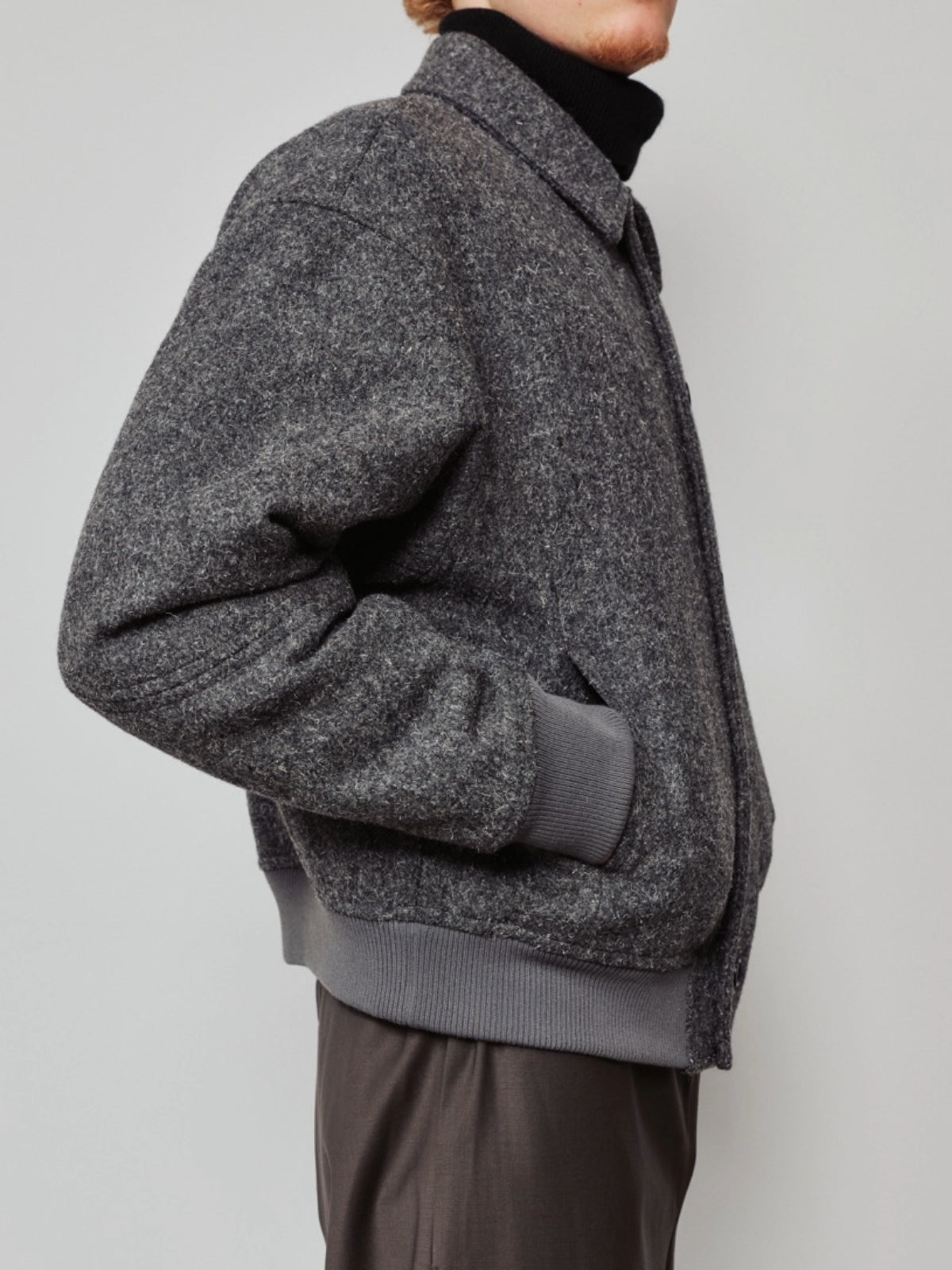 VINTAGE WOOL BOMBER JACKET