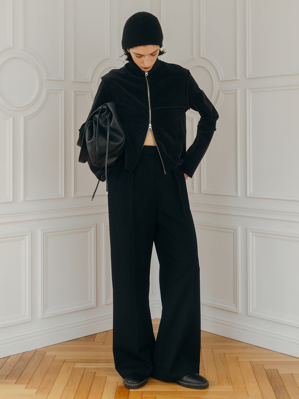 TERRA VELOUR FIT ZIP TOPS