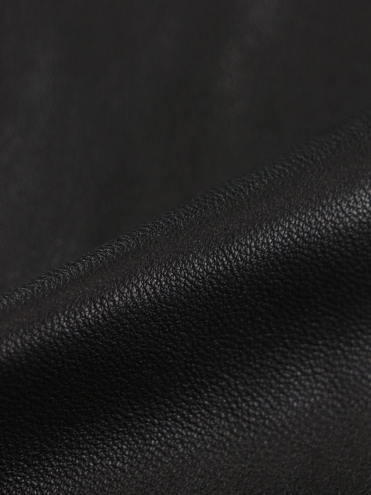 Leather Oval trench coat