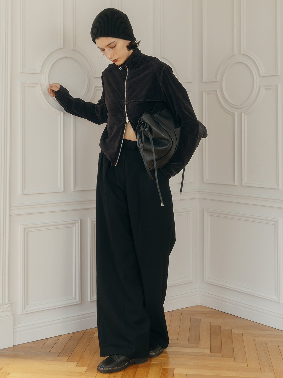 TERRA VELOUR FIT ZIP TOPS