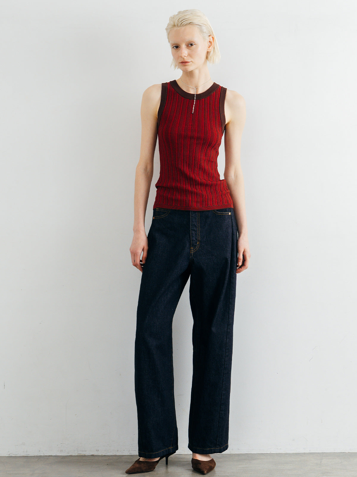 TUCK STITCH TANK TOP