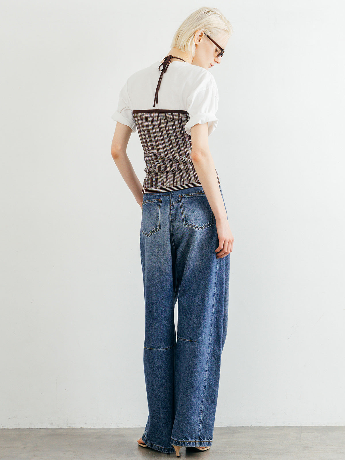 TUCK STITCH BUSTIER