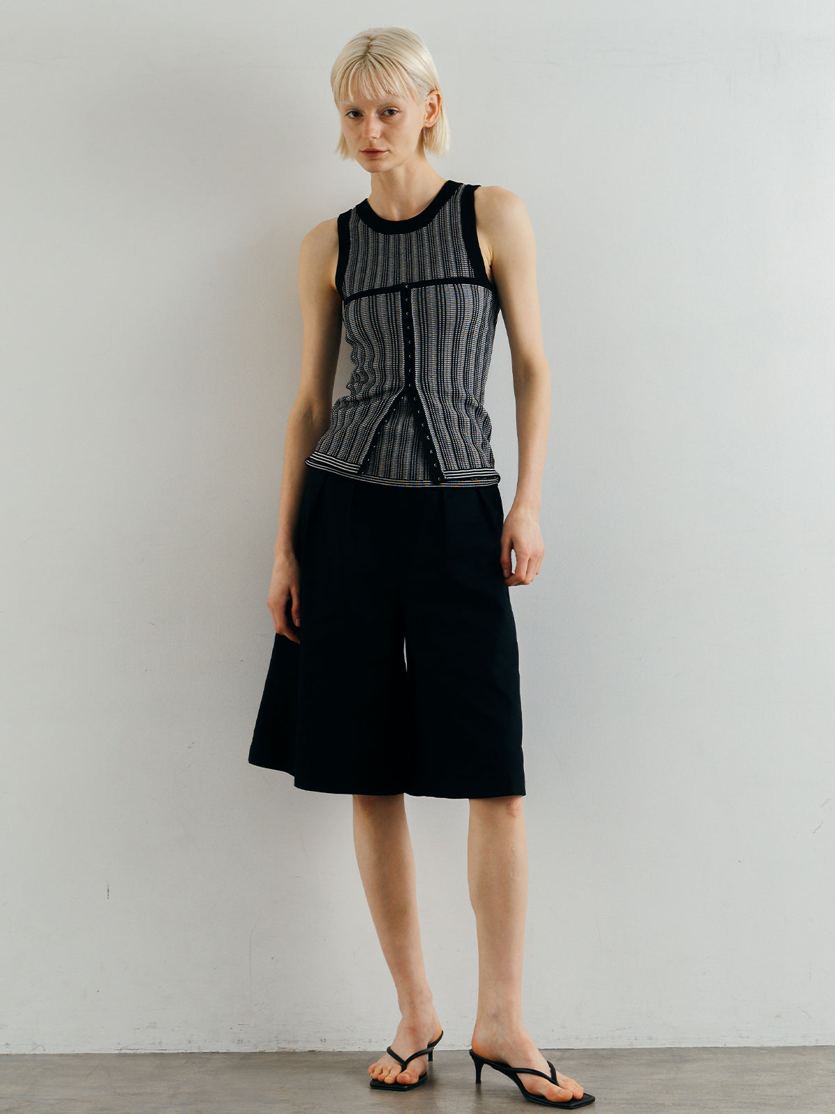 WIDE BERMUDA PANTS