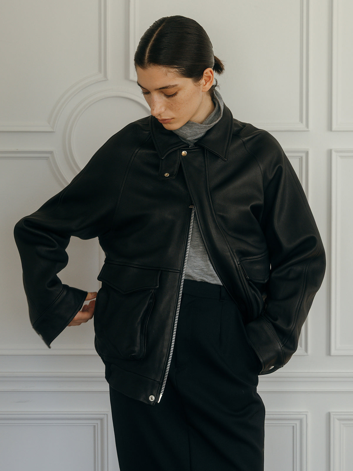 FINE WOOL OVER HIGH NECK TOPS