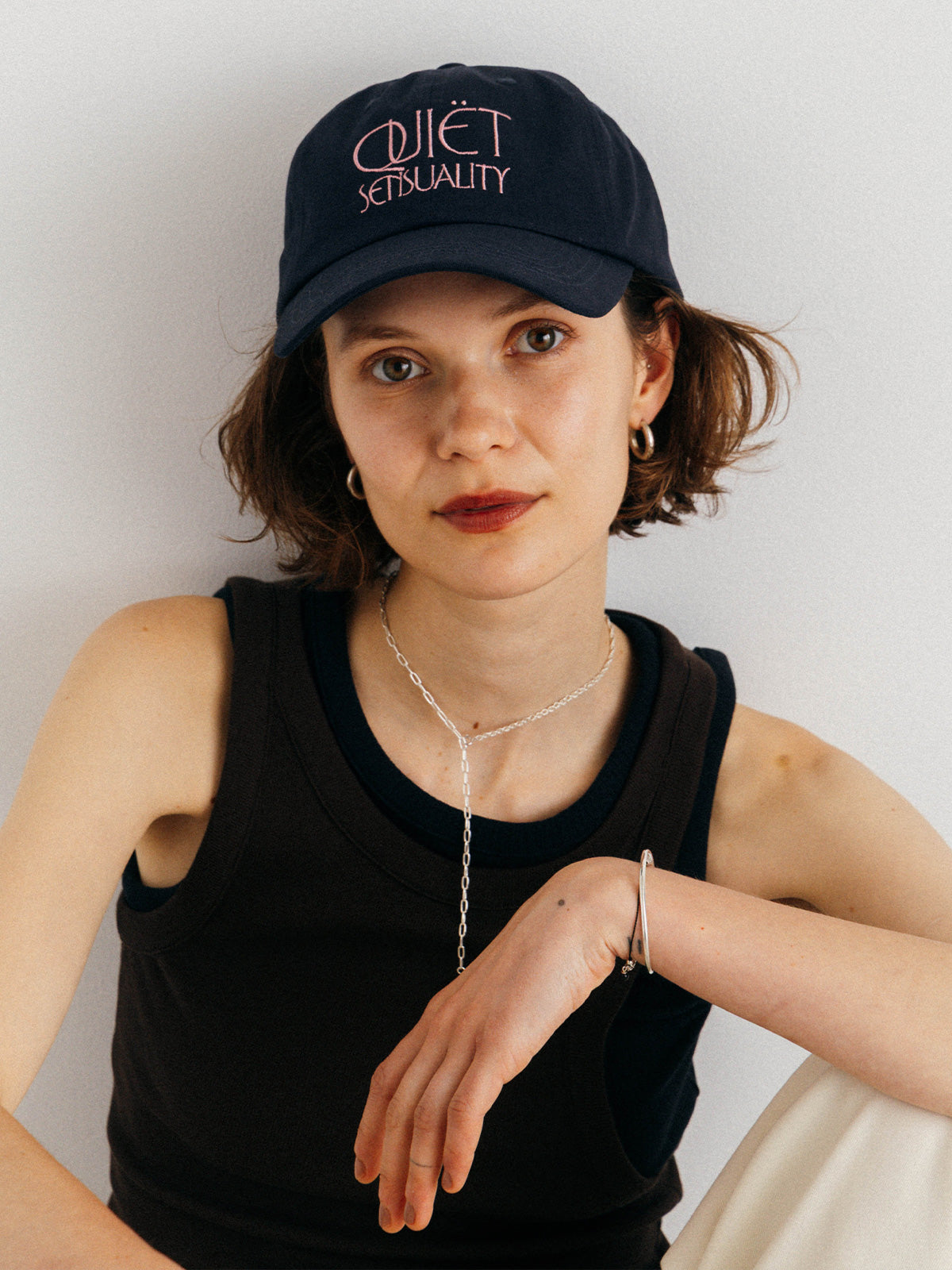 OFFSET RIB TANK TOP