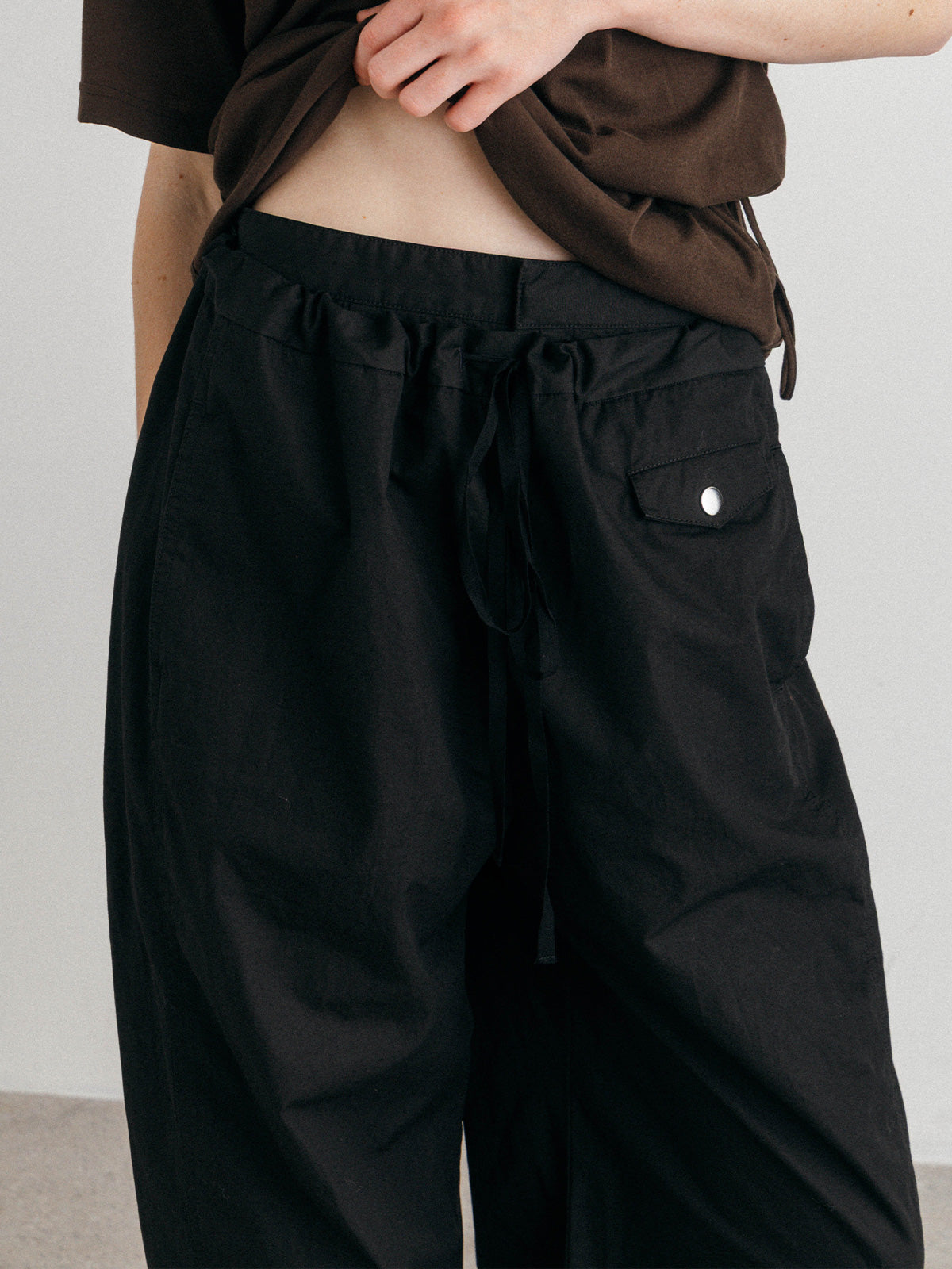 OFFSET WAIST PANTS