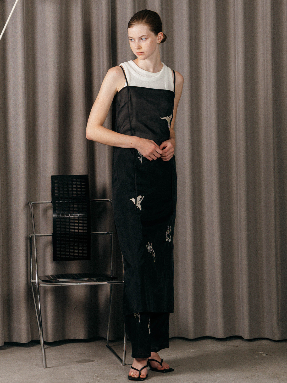 FRAGMENT VEIL DRESS