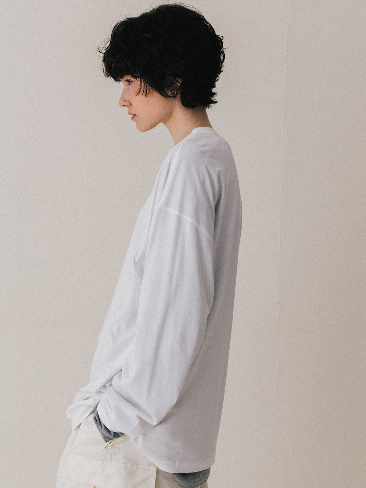 【THE C】 OVER L/S TEE