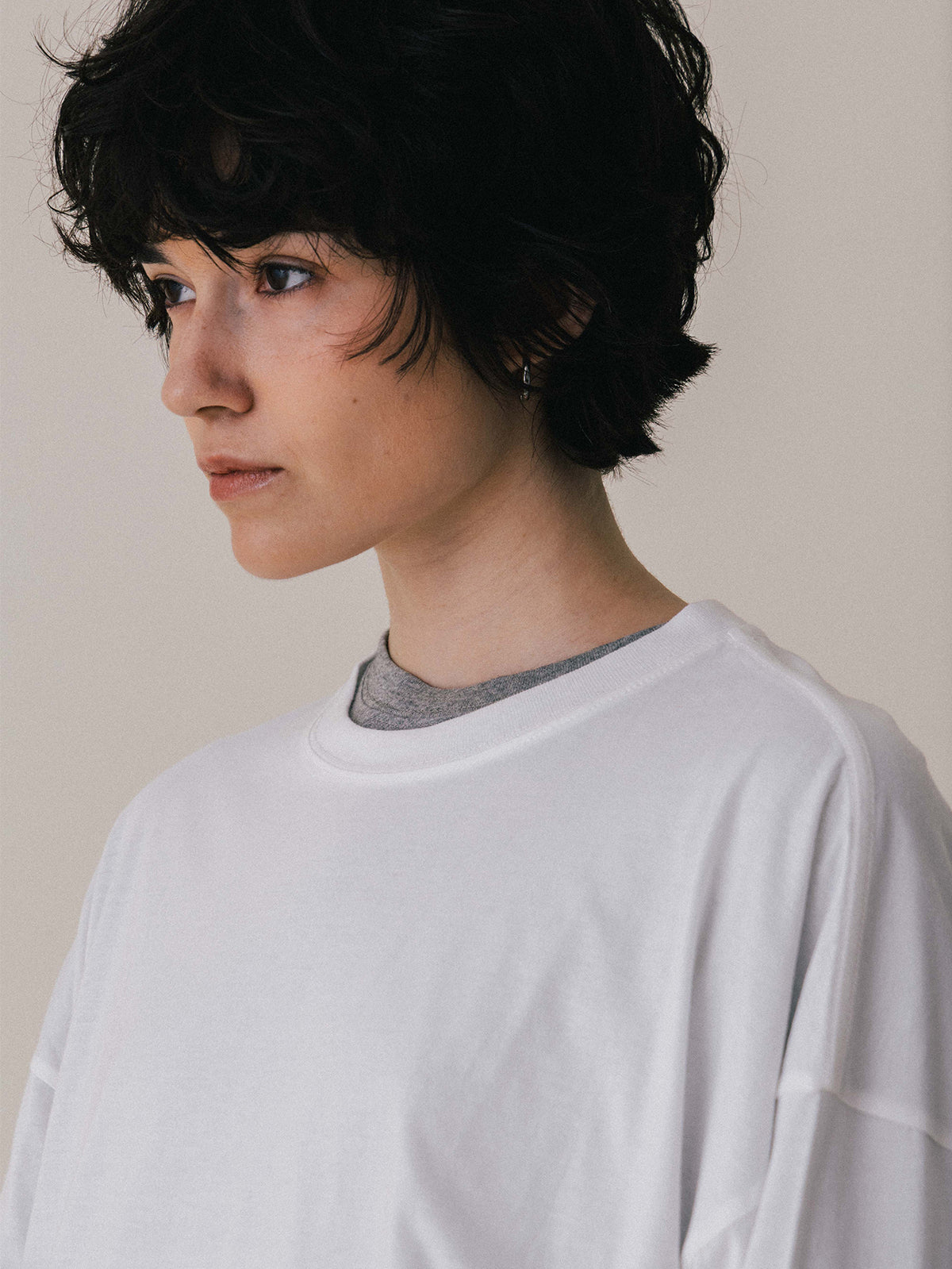 【THE C】 OVER L/S TEE