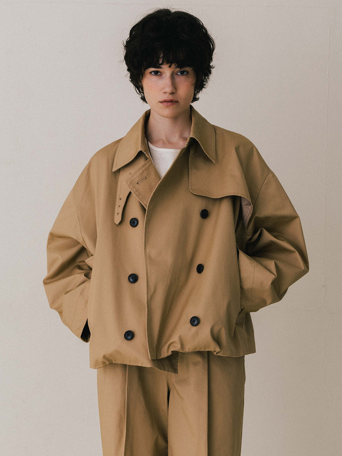 NORMANDY HALF TRENCH COAT