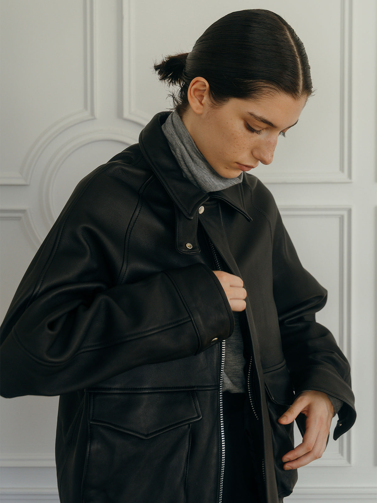 HERITAGE A-2 LEATHER JACKET