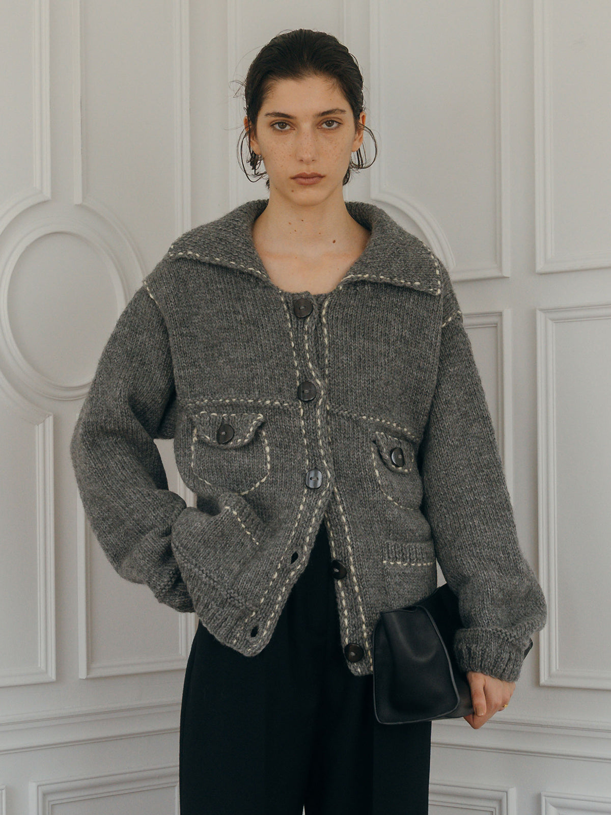 【Nepal】 BLANKET KNIT JACKET