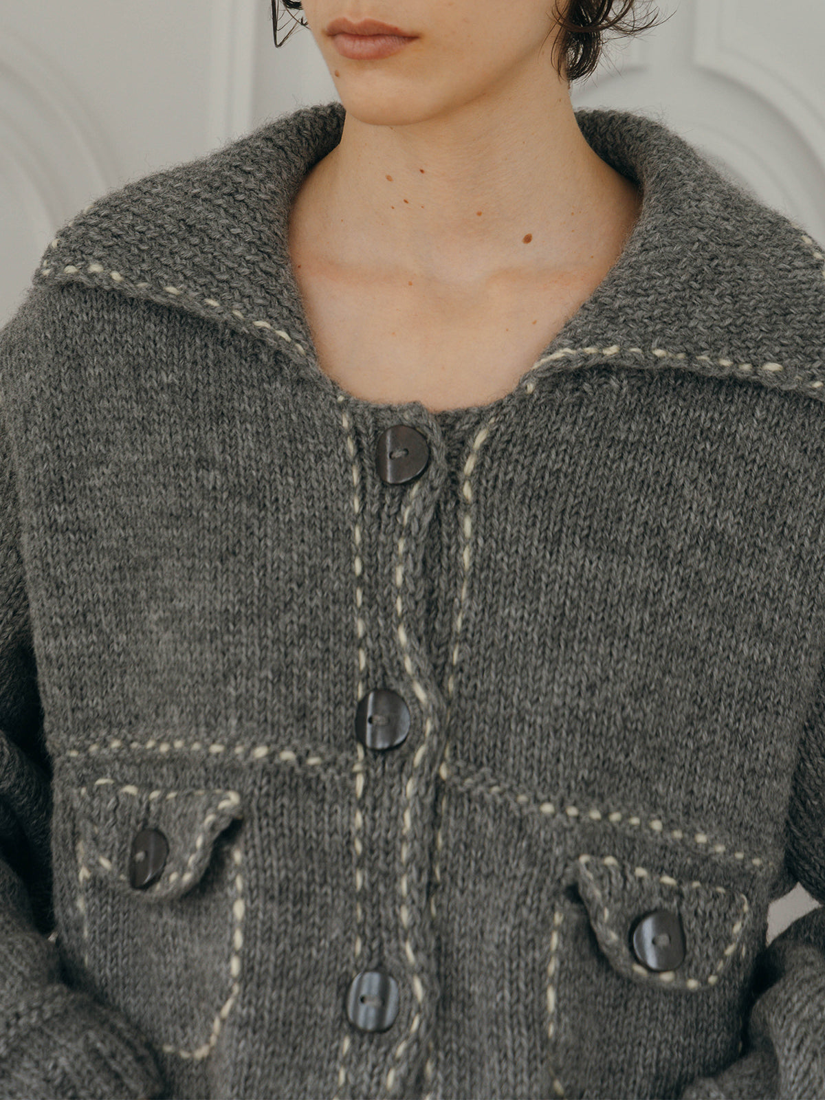 【Nepal】 BLANKET KNIT JACKET