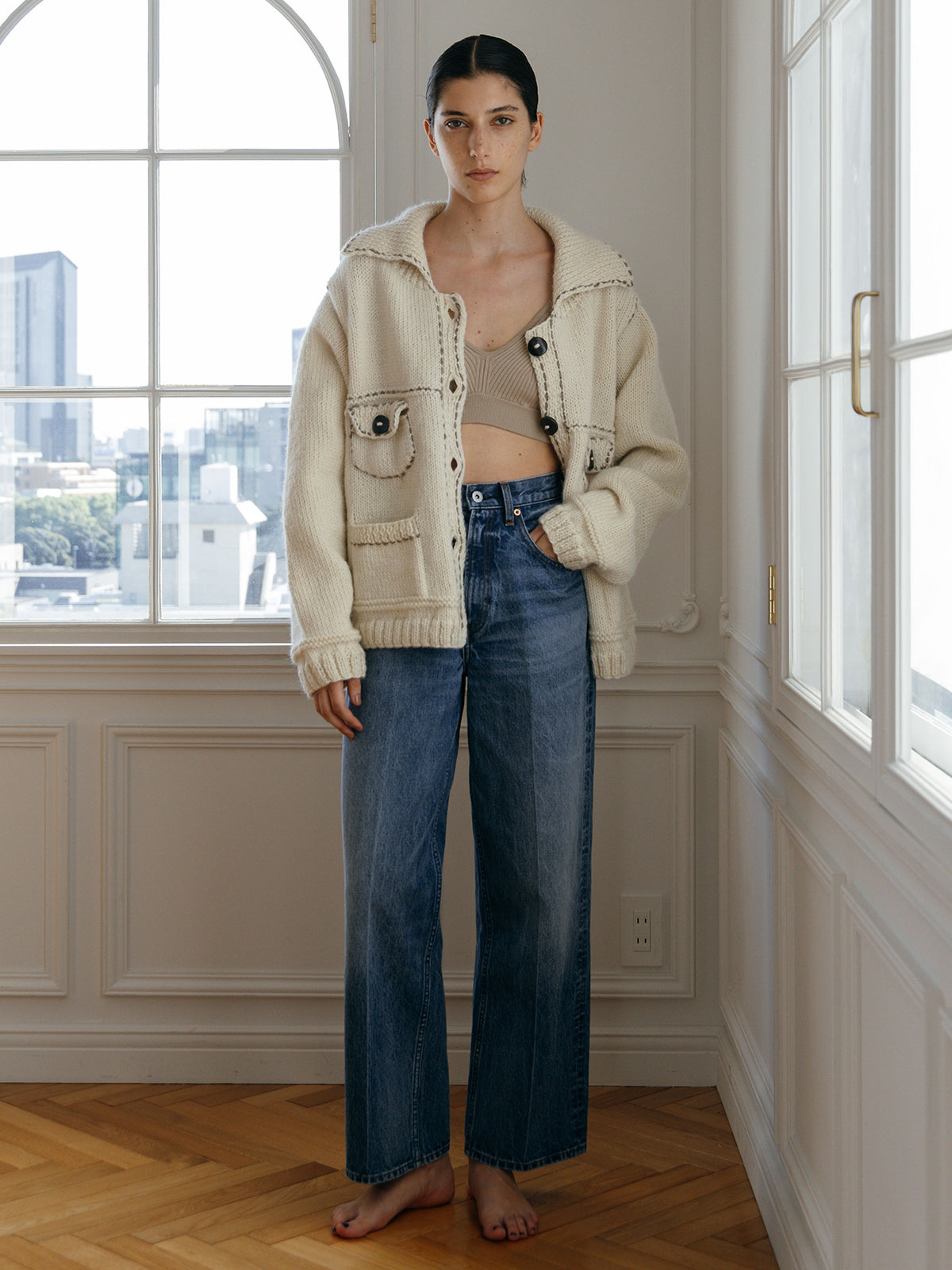 【Nepal】 BLANKET KNIT JACKET