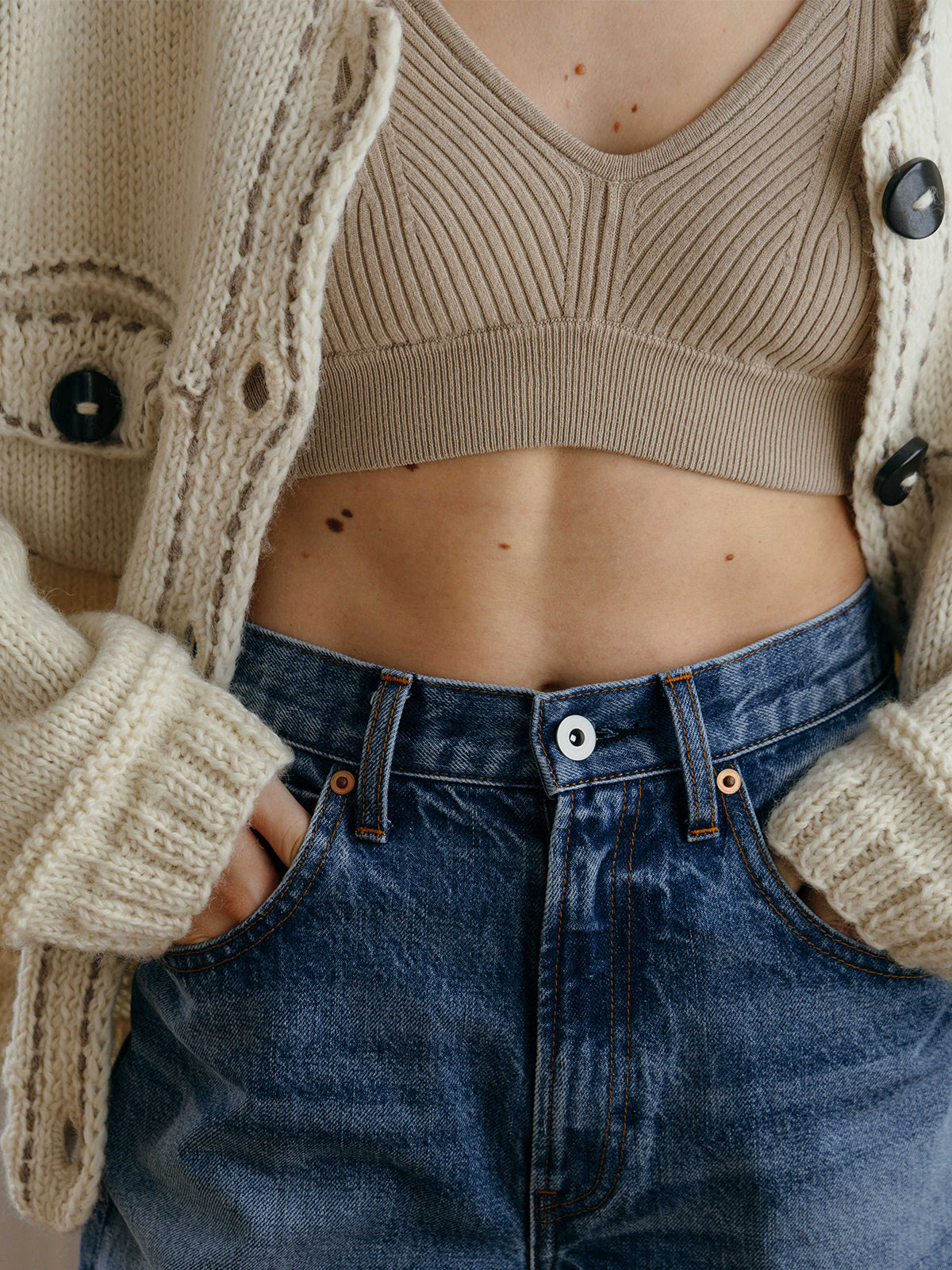 【Nepal】 BLANKET KNIT JACKET