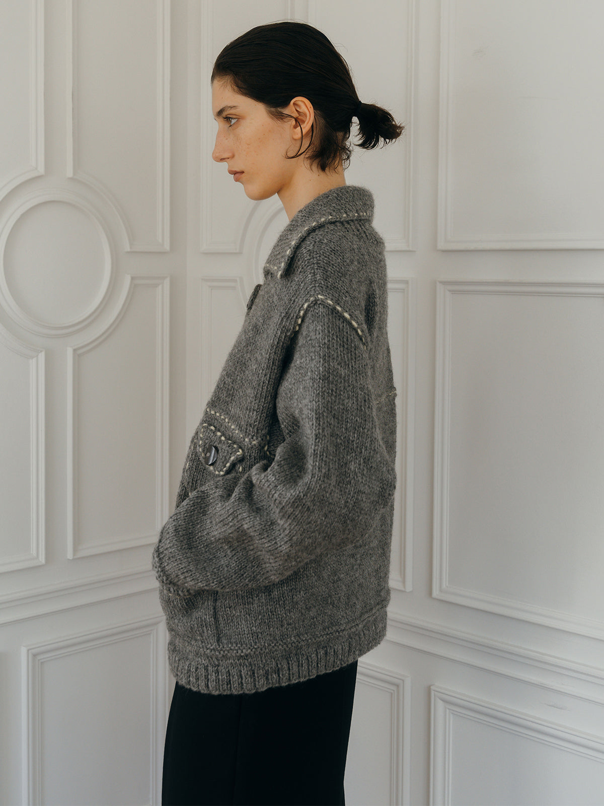 【Nepal】 BLANKET KNIT JACKET