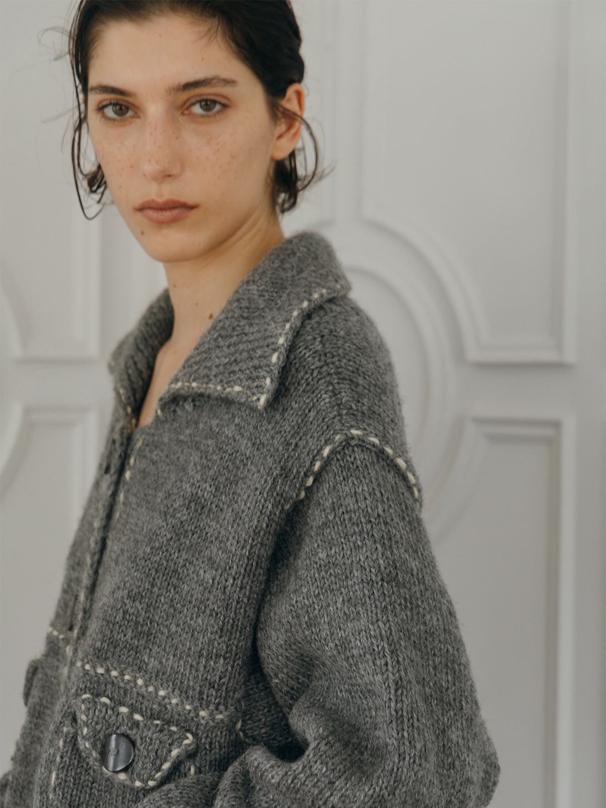 【Nepal】 BLANKET KNIT JACKET