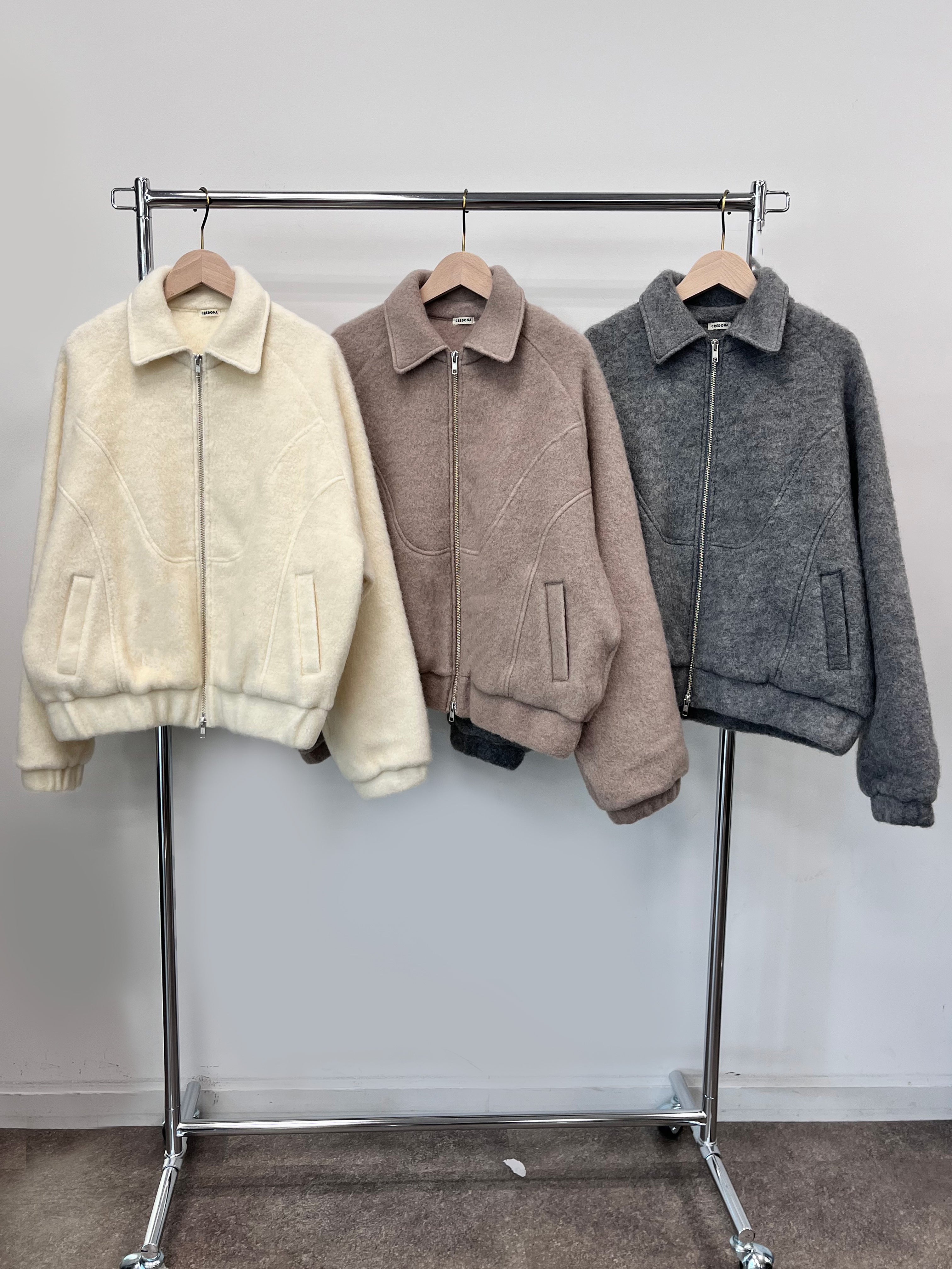 WOOL SHAGGY JACKET