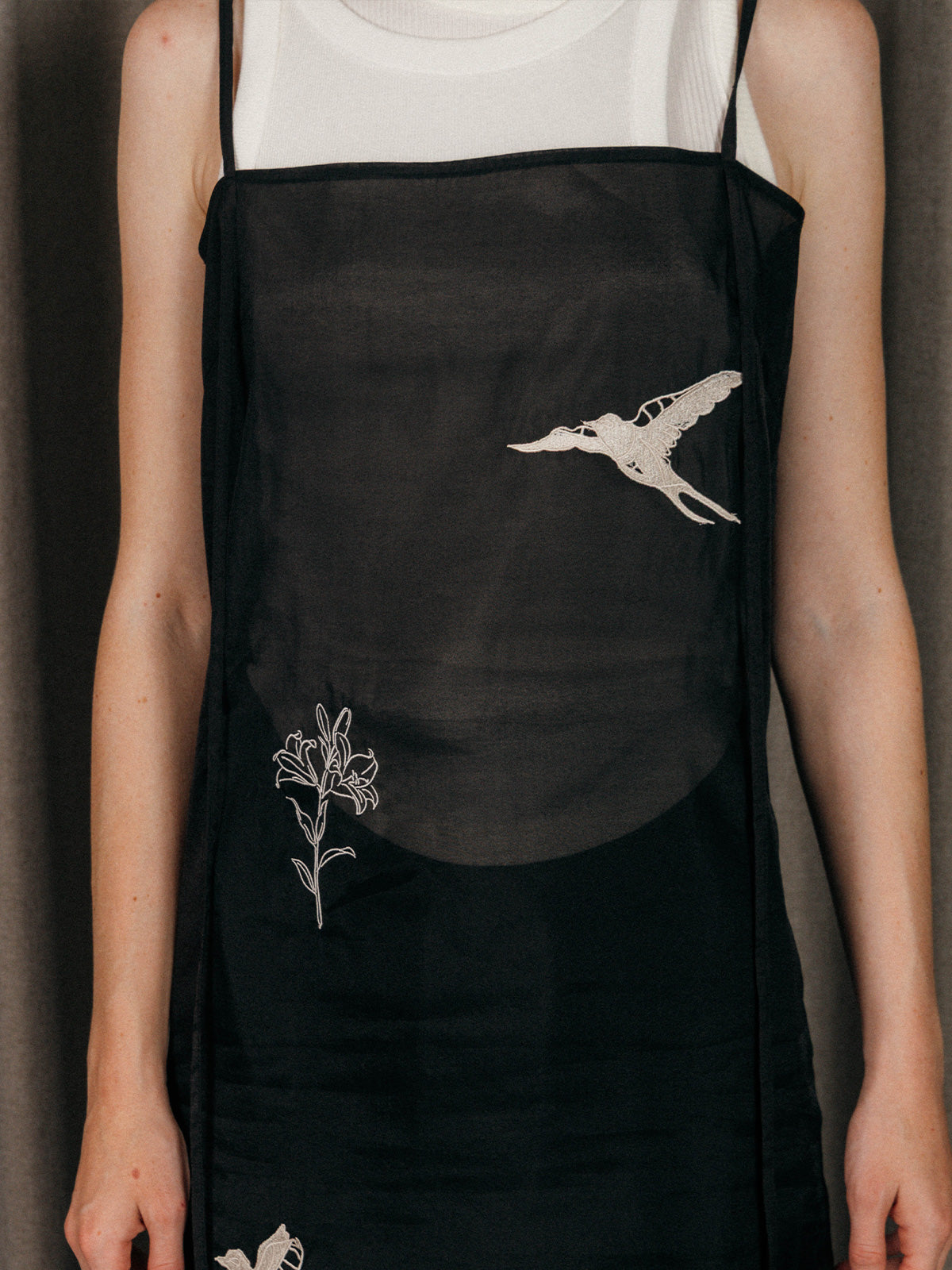 FRAGMENT VEIL DRESS