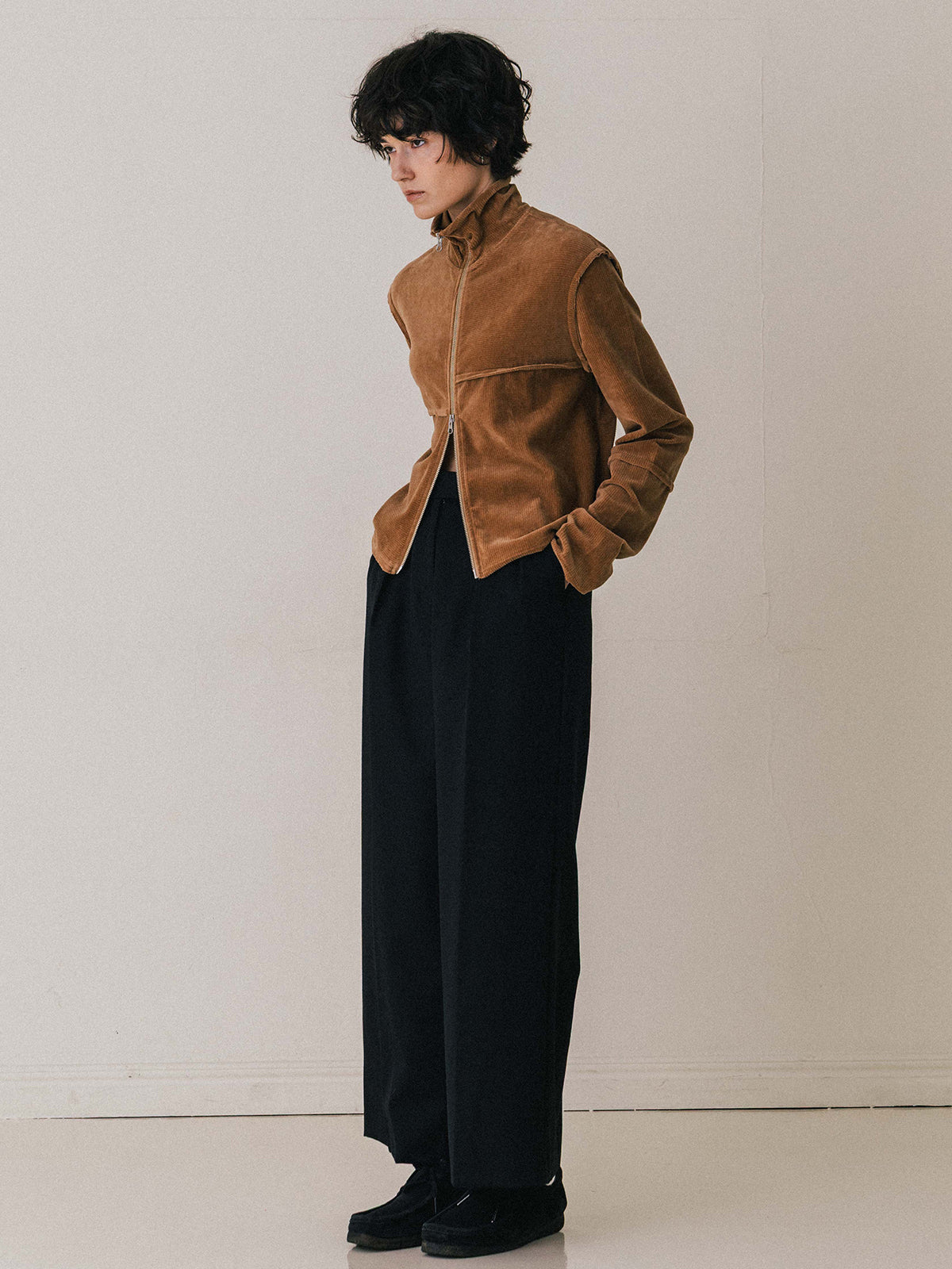 TERRA VELOUR FIT ZIP TOPS