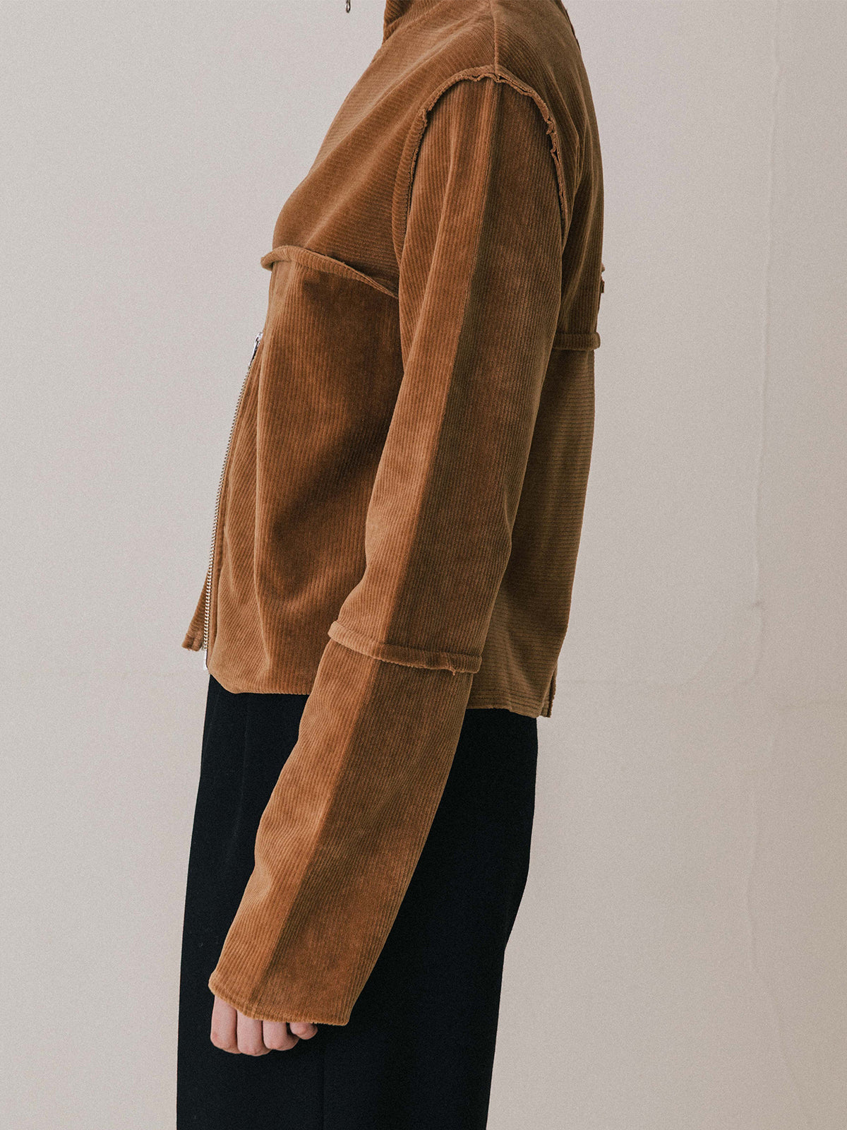 TERRA VELOUR FIT ZIP TOPS