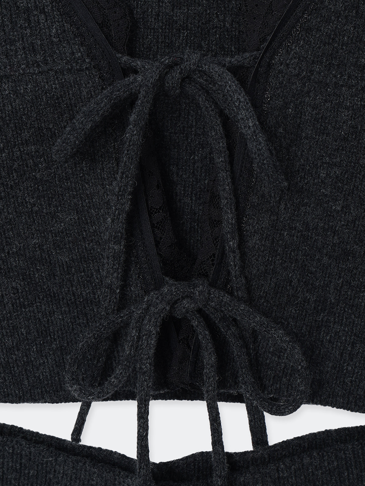 Franka lace knit vest