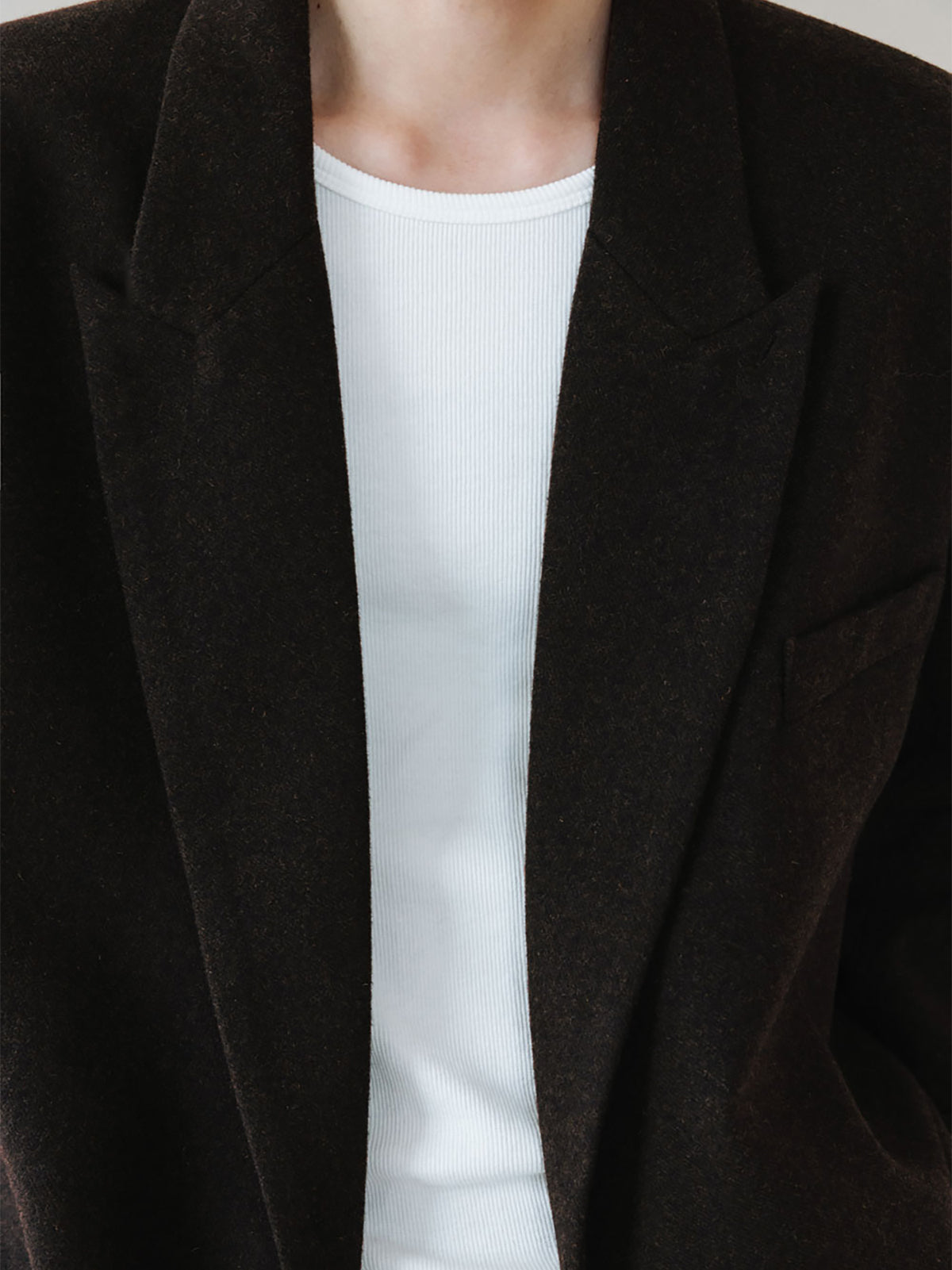 【Studio Doe】Gender Free Wool Double-Breasted Coat