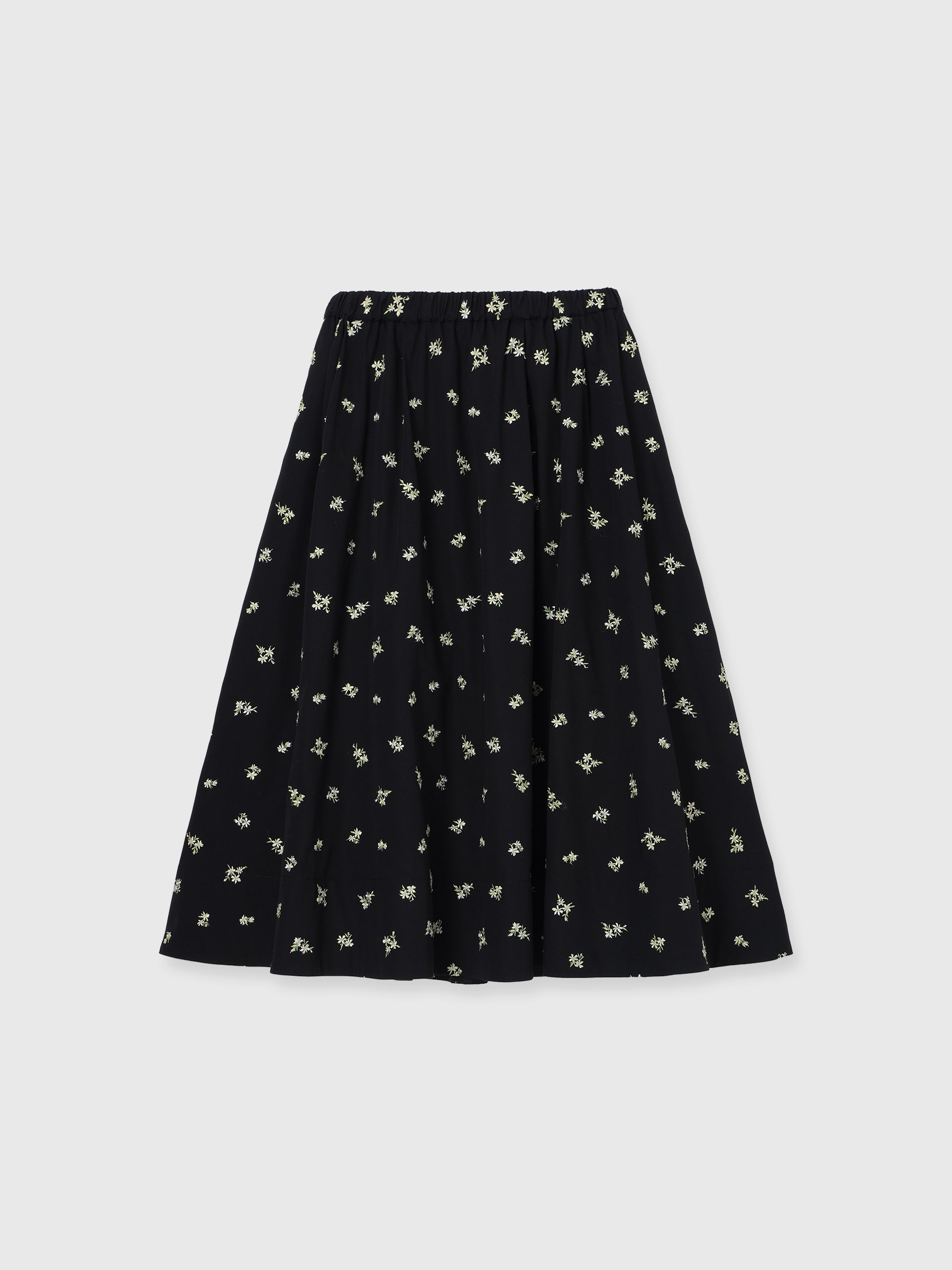 FLOWER EMBROIDERY SKIRT