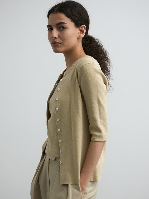 COTTON SILK MULTI KNIT TOPS