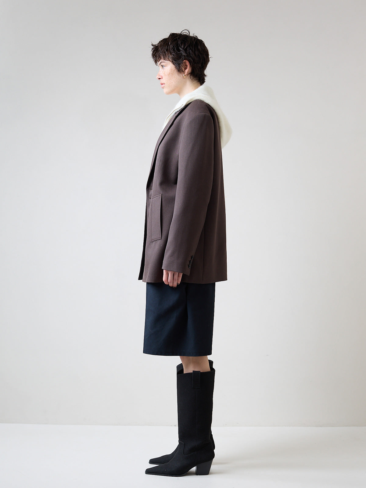 WOOL SINGLE JACKET