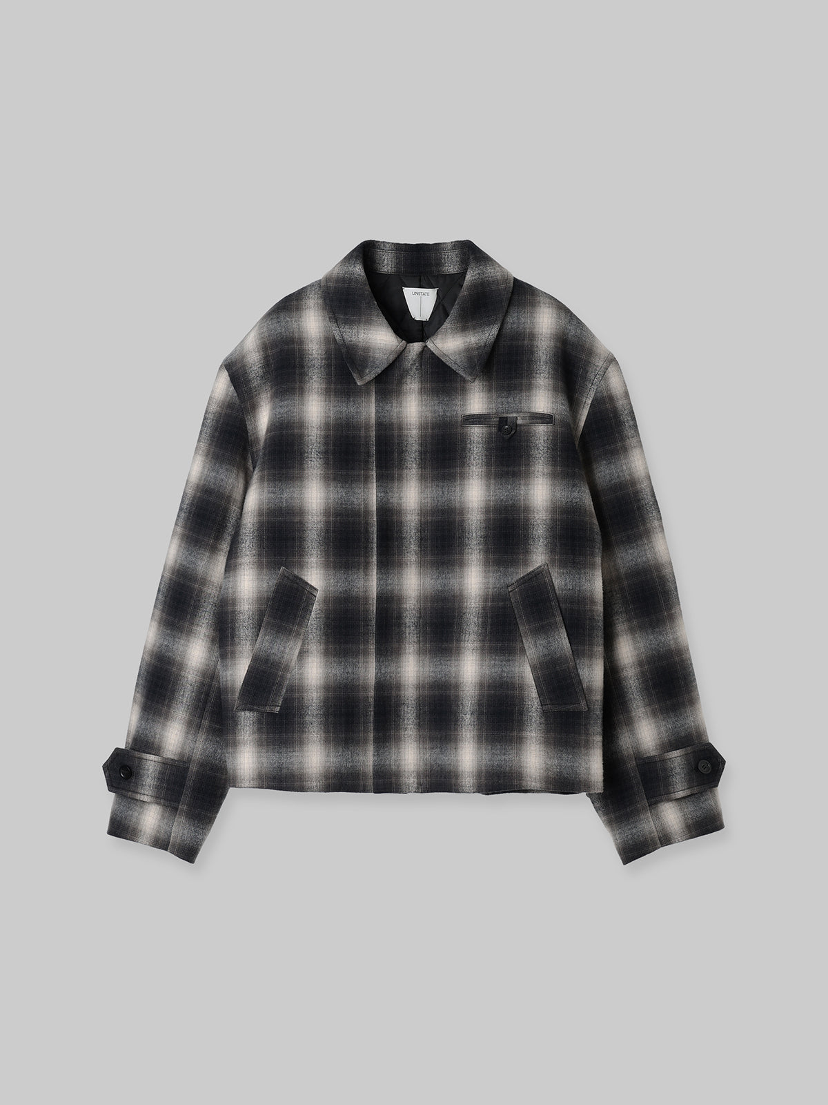 PAD IN BLOUSON IN CHECK