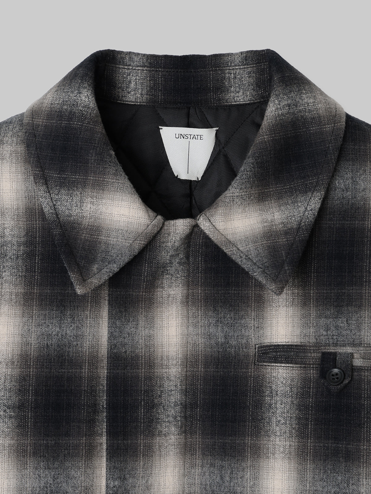 PAD IN BLOUSON IN CHECK