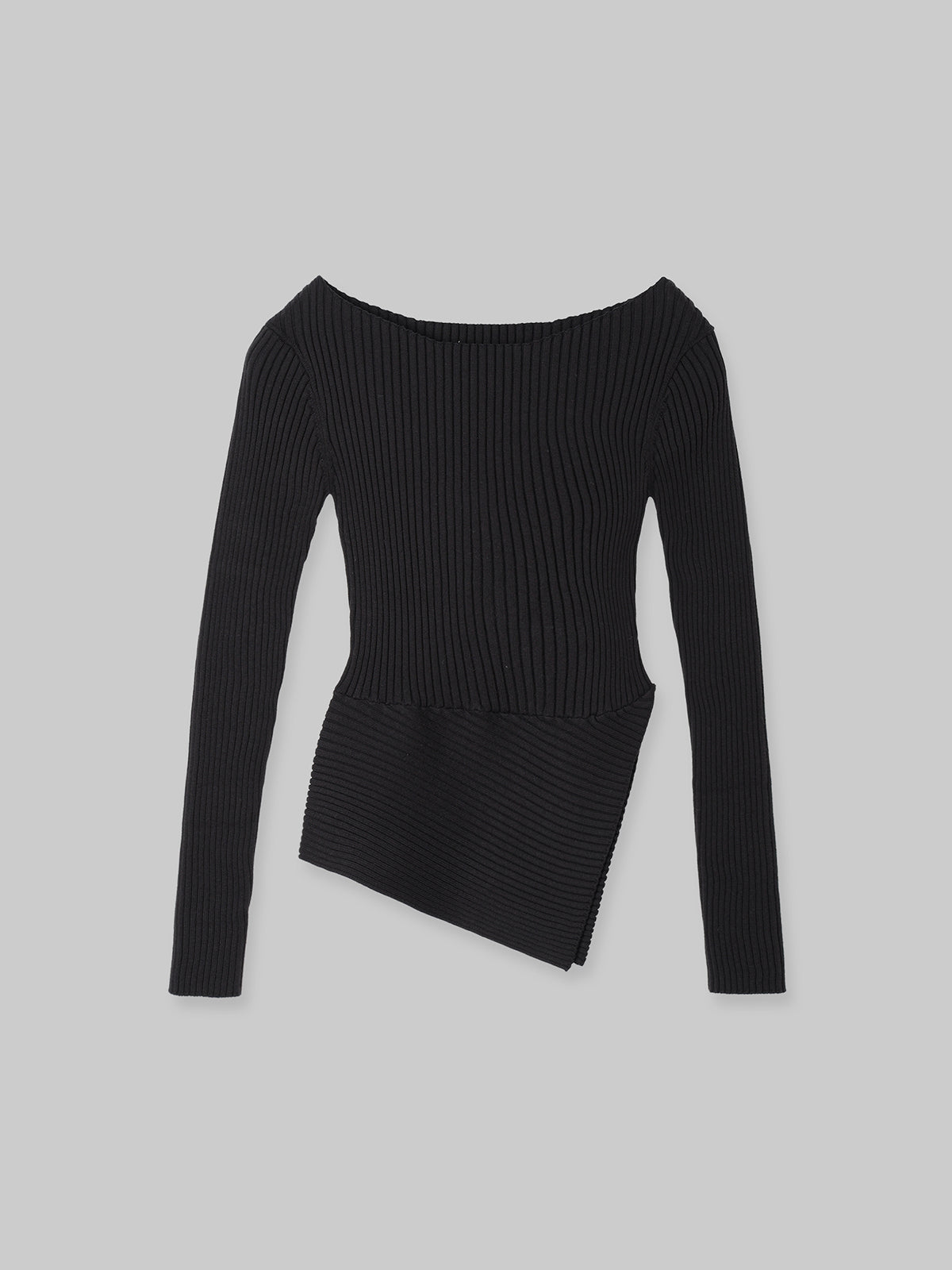 RIB CUTTING KNIT