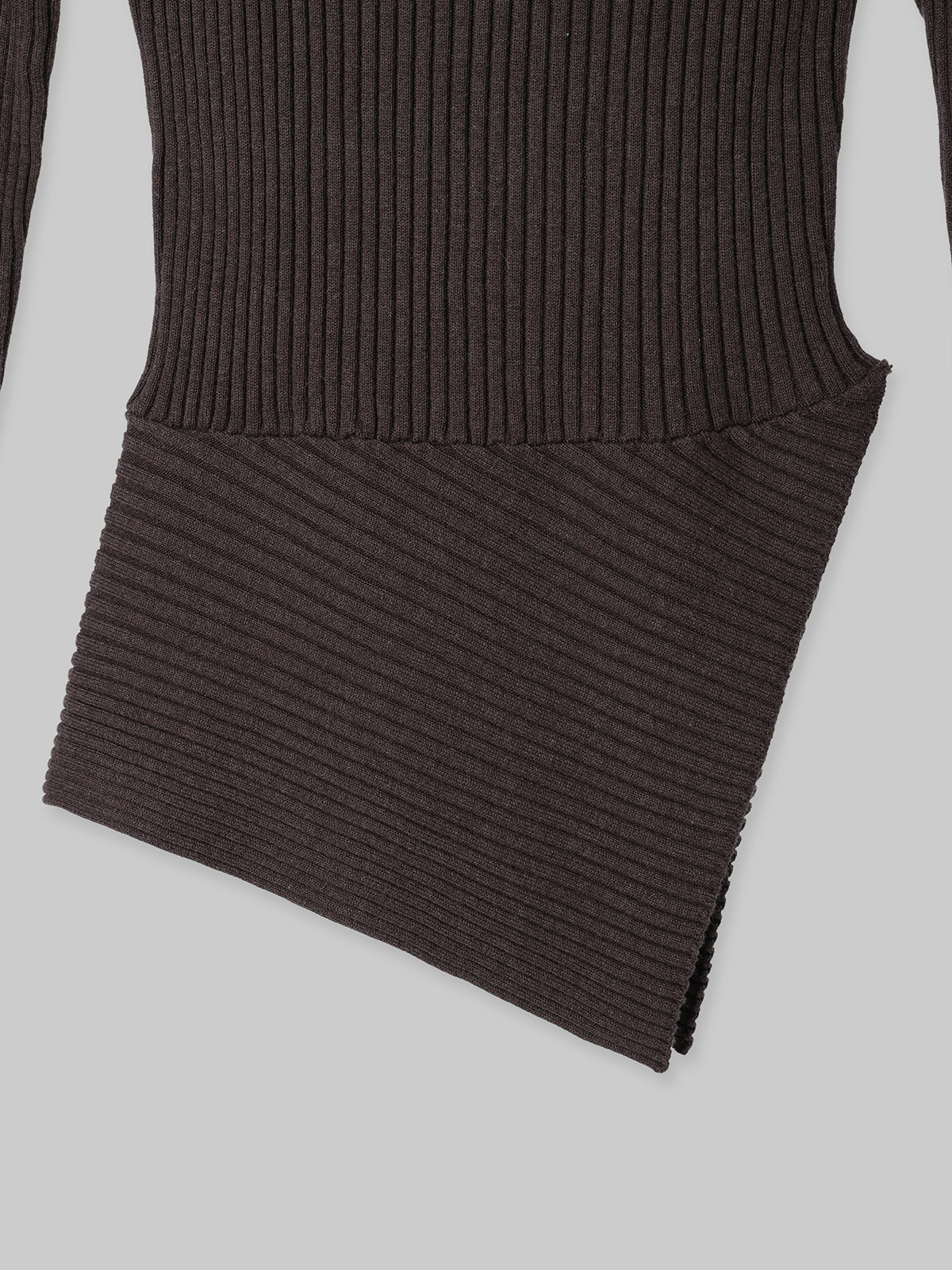RIB CUTTING KNIT