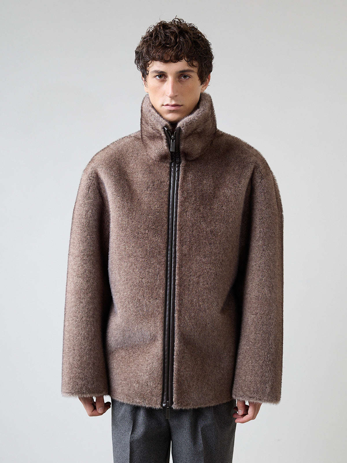 FAUX FUR BLOUSON