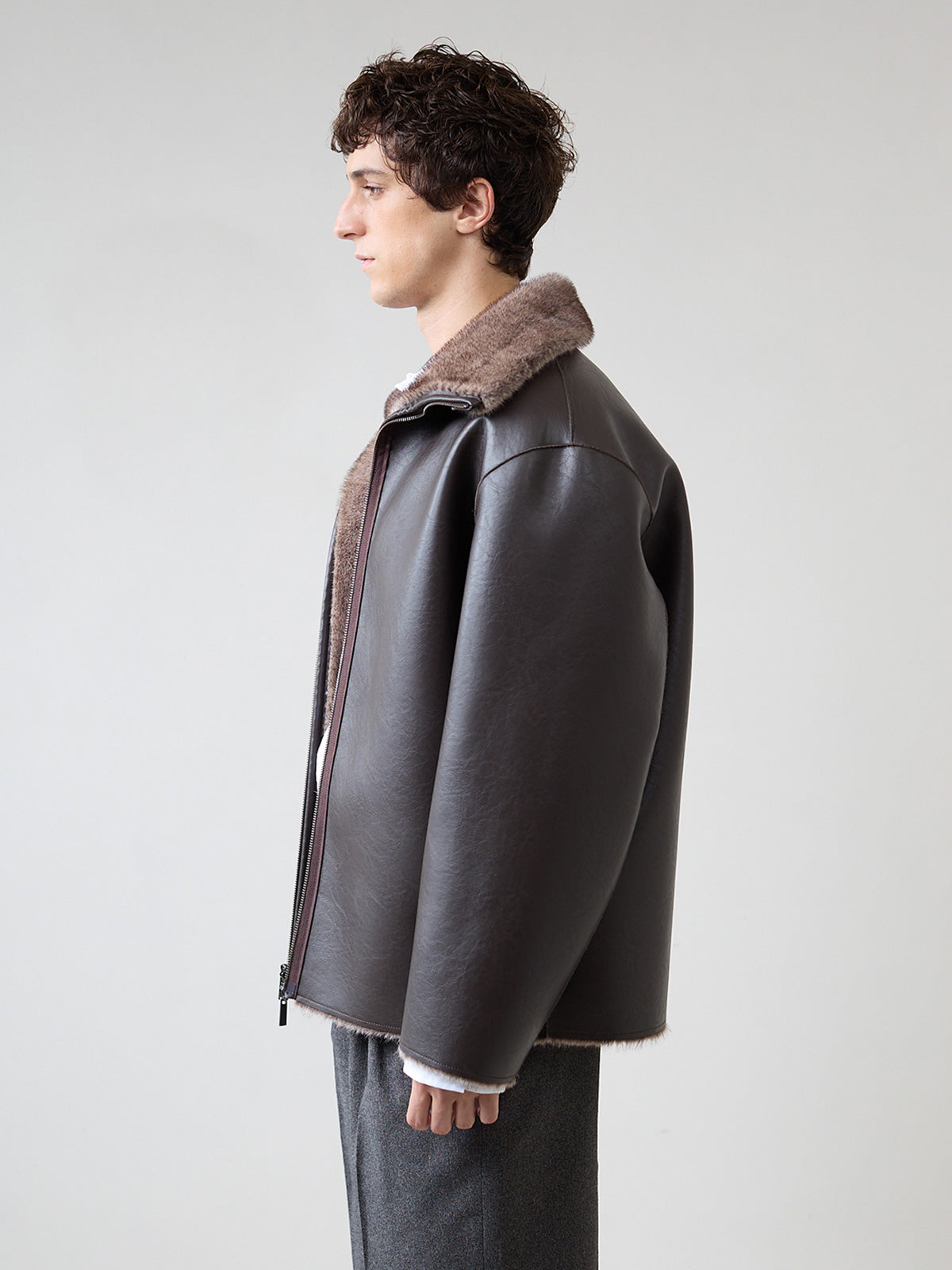 FAUX FUR BLOUSON