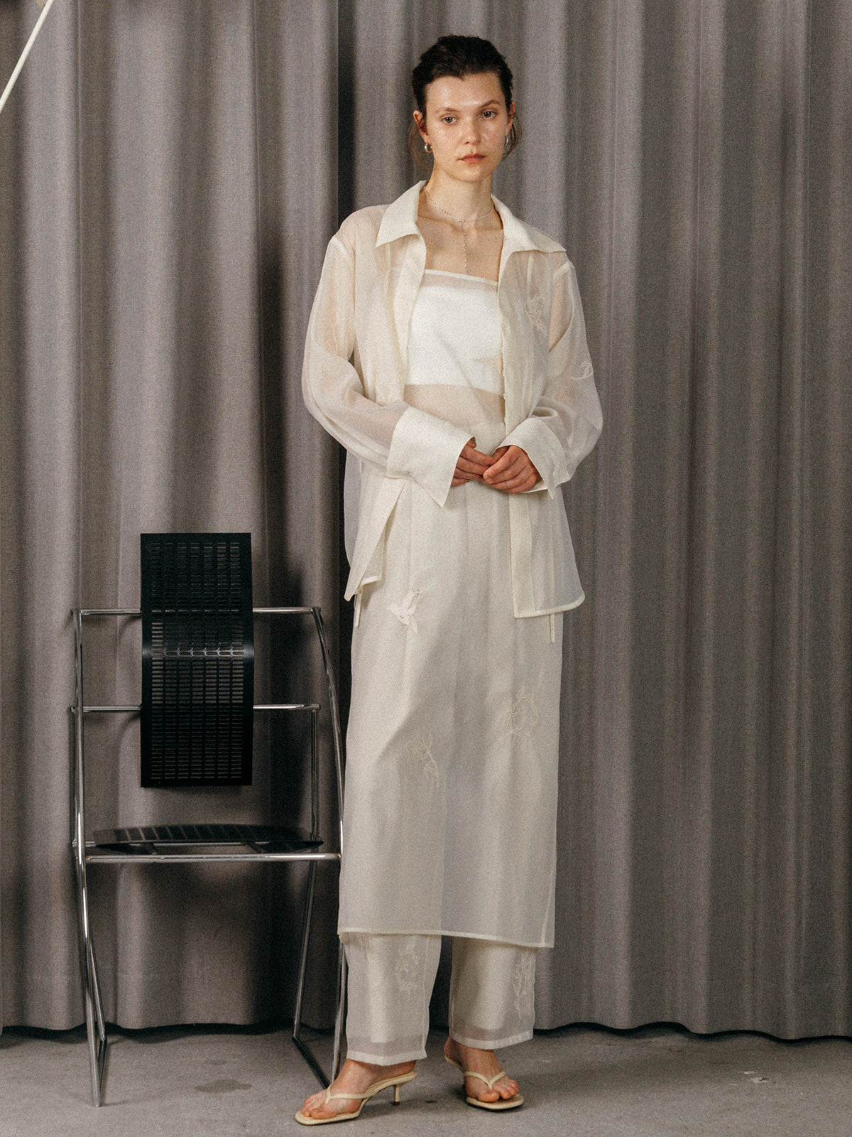FRAGMENT VEIL DRESS