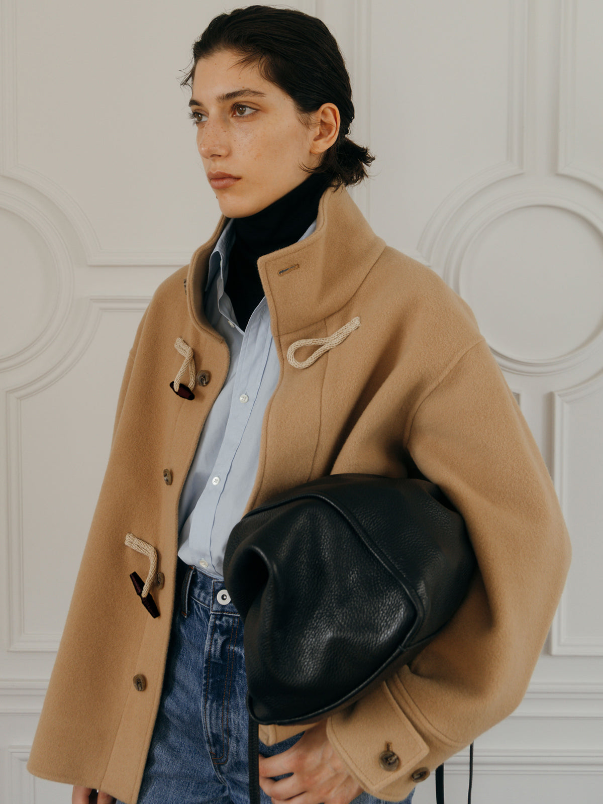 FINE WOOL OVER HIGH NECK TOPS