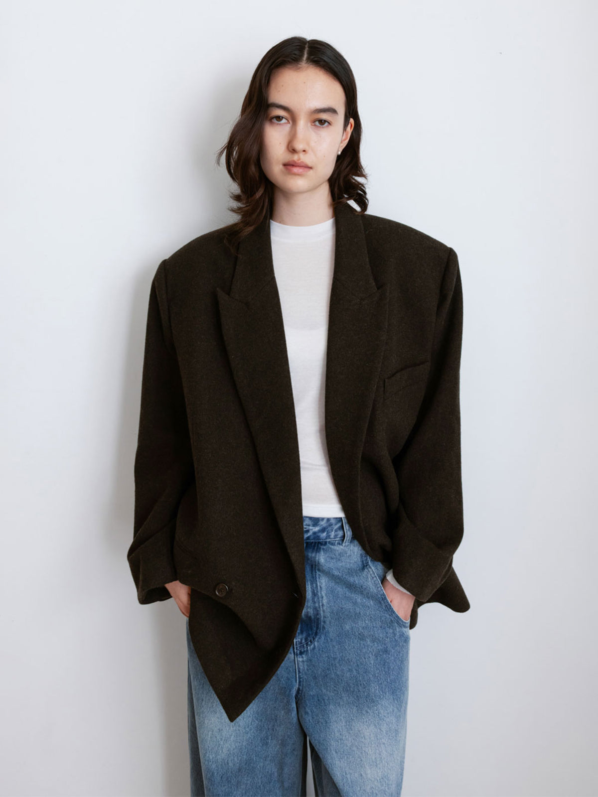 【Studio Doe】Gender Free Wool Double-Breasted Coat