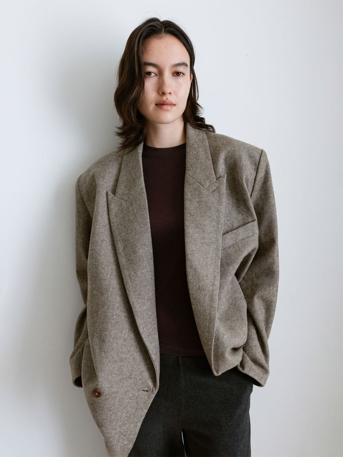 【Studio Doe】Gender Free Wool Double-Breasted Coat